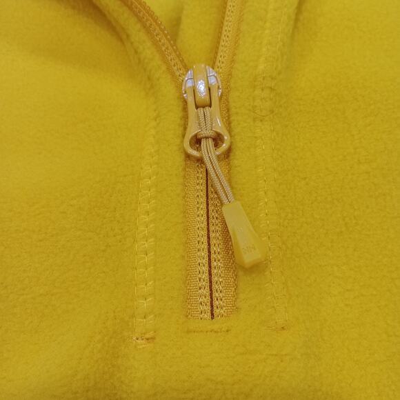 Helly Hansen Mens Yellow Size Large Polartec Fleece Pullover 1/4 Zip New Outdoor - Picture 10 of 12